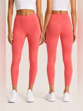 Lululemon Align High-Rise Pant 25” Raspberry Cream Size 6 NWT $98